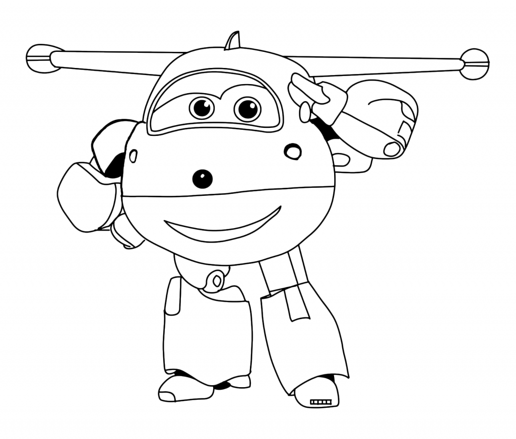 Printable Super Wings Coloring Pages