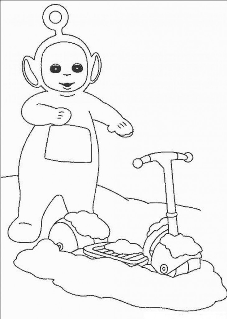 Printable Teletubbies Coloring Pages