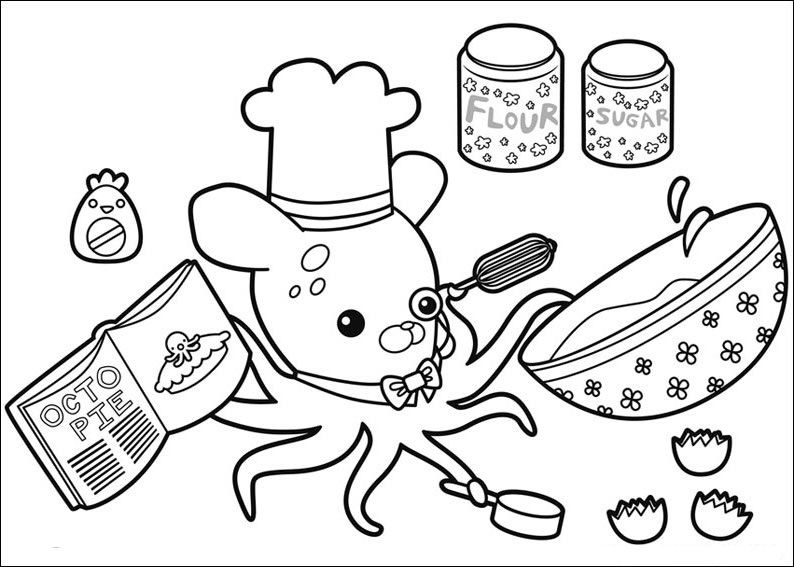 Professor Inkles Baking Octo Pie