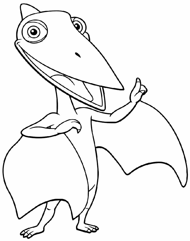 Pteranadon Dinosaur Train Coloring Page