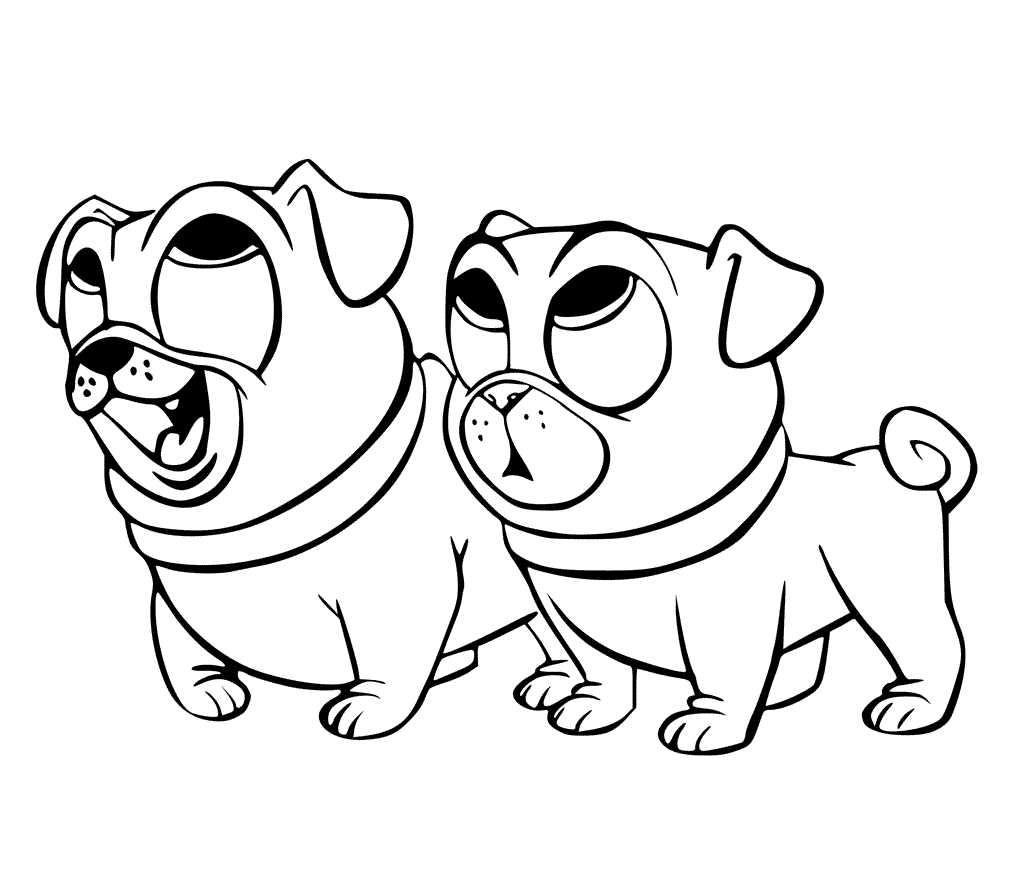 Puppy Dog Pals Coloring Page