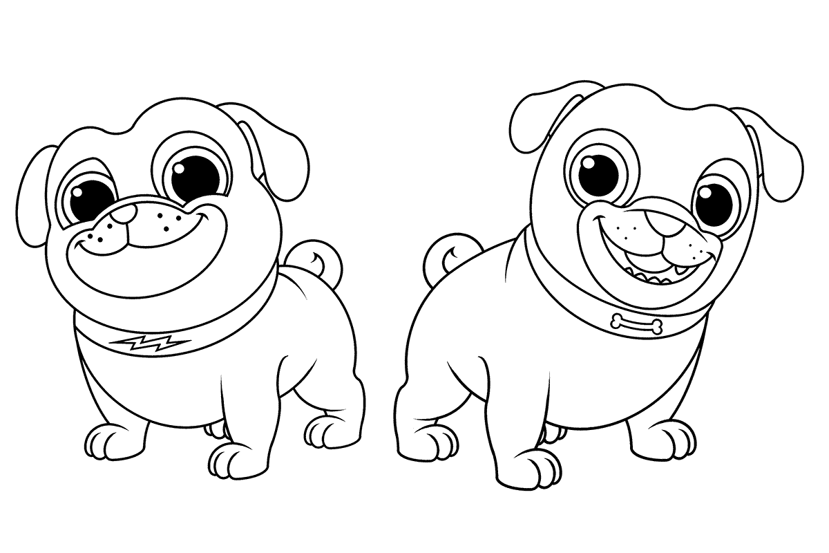 Puppy Dog Pals Coloring Pages