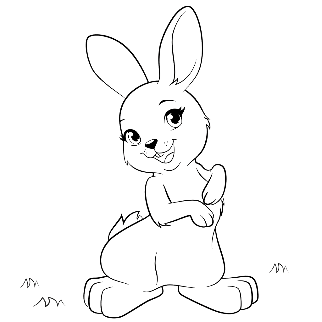 Rabbit Lego Friends Coloring Pages