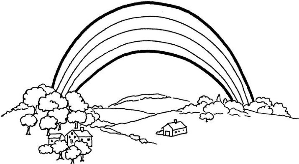 Rainbow Coloring Pages To Print