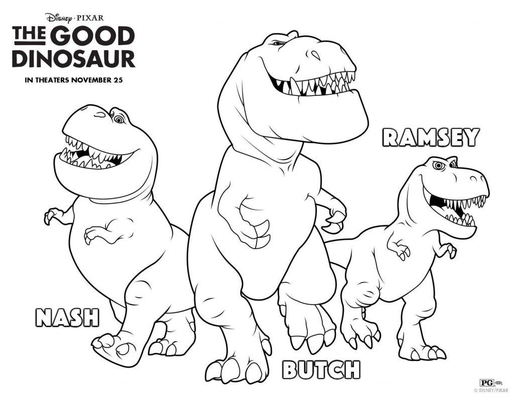 Ramsey Nash Butch Good Dinosaur Coloring Pages