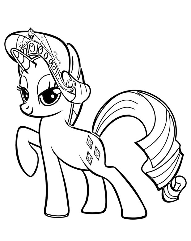 Rarity Coloring Pages