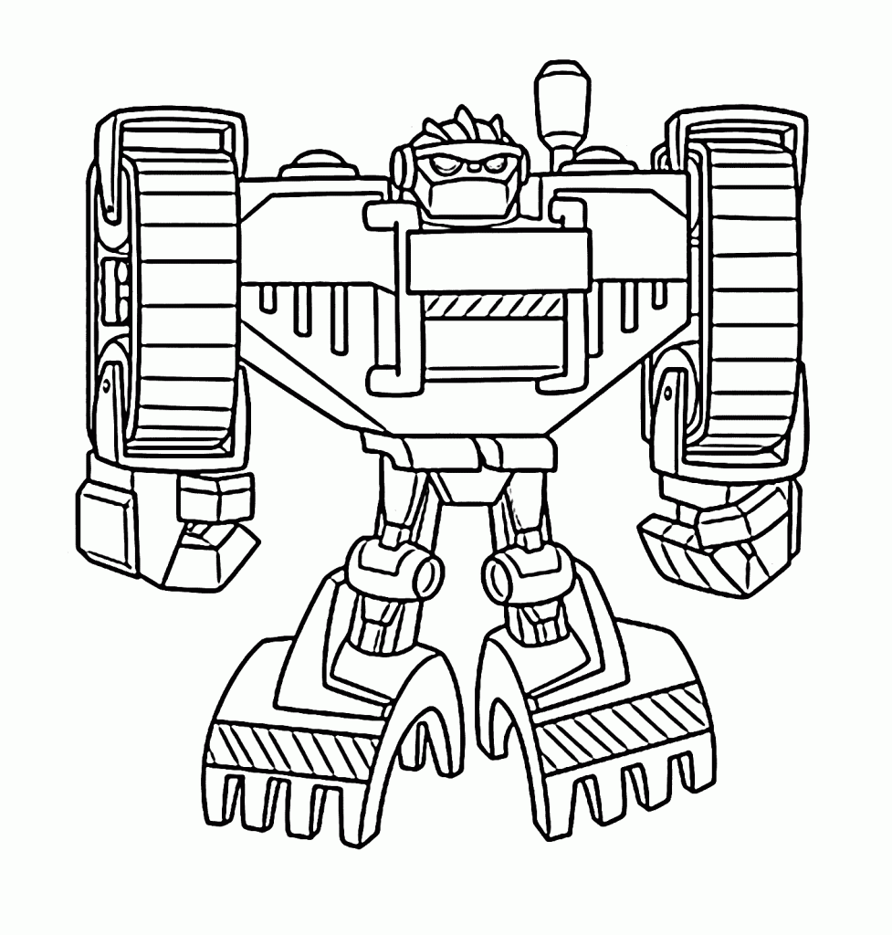 Rescue Bots Boulder Coloring Pages