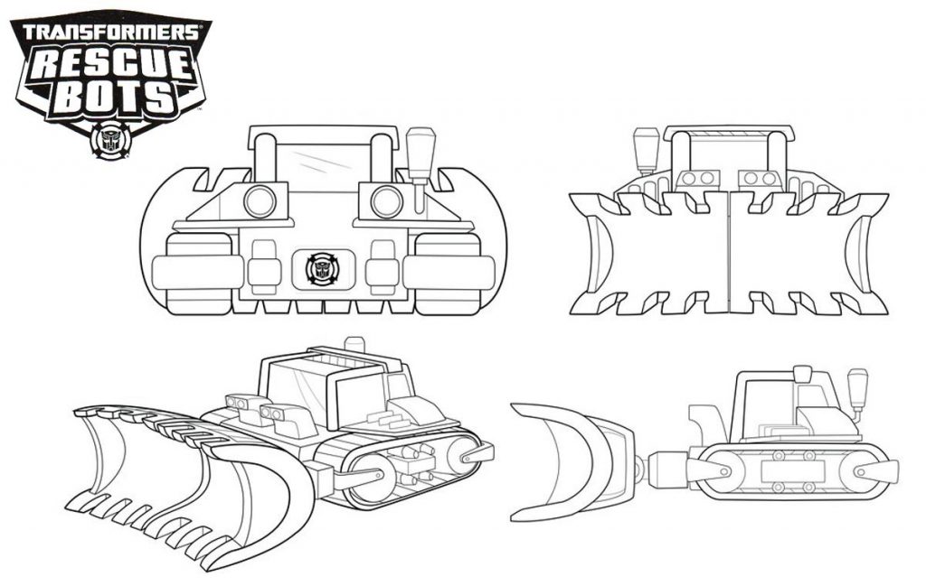 Rescue Bots Vehicle Coloring Pages