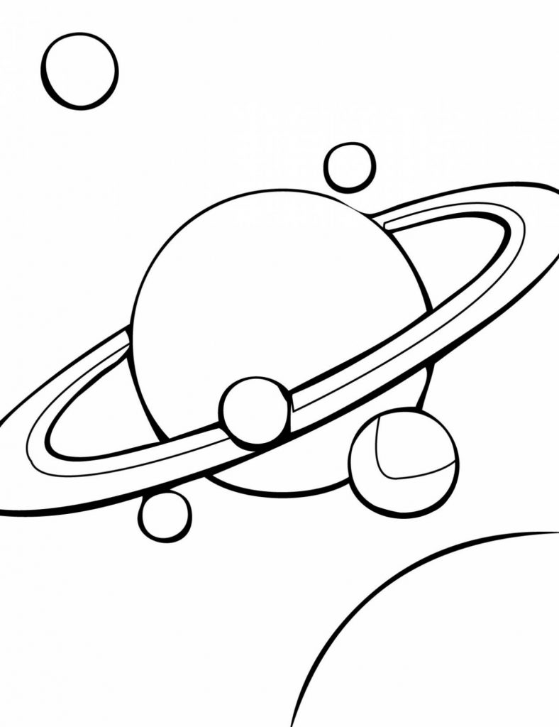 Saturn Coloring page