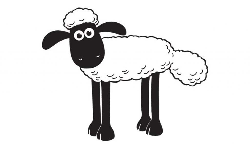 Shaun The Sheep Coloring Page