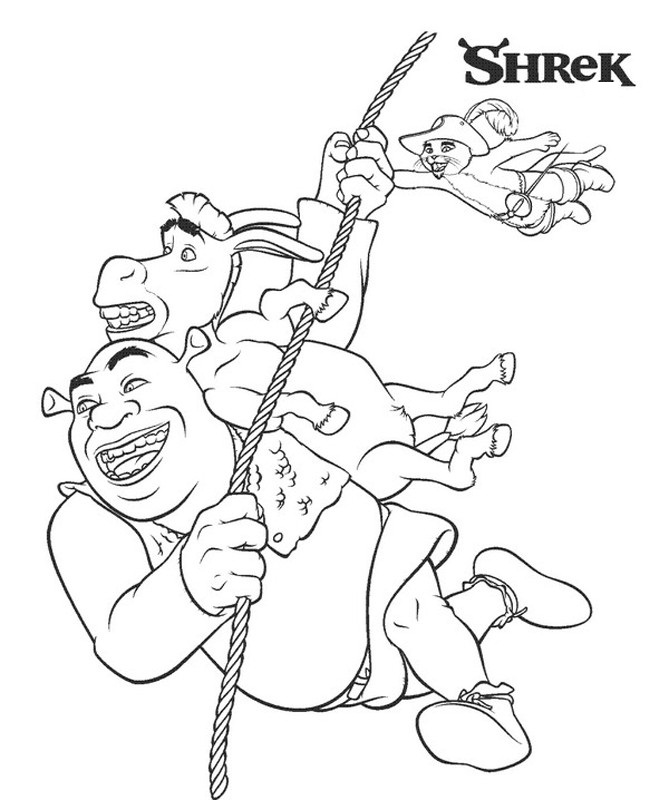 Shrek Coloring Page Printable