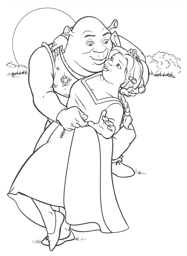 Shrek Coloring Pages Pictures