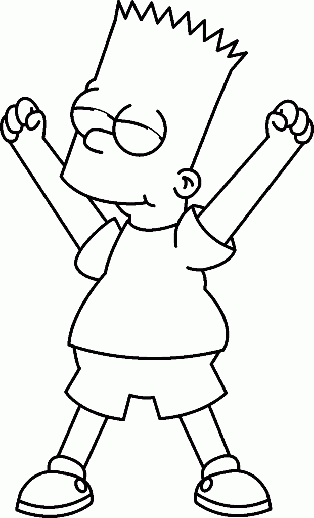 Simpsons Coloring Pages Images