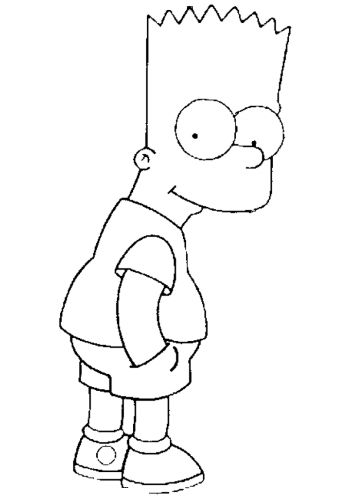 Simpsons Coloring Pages Pictures