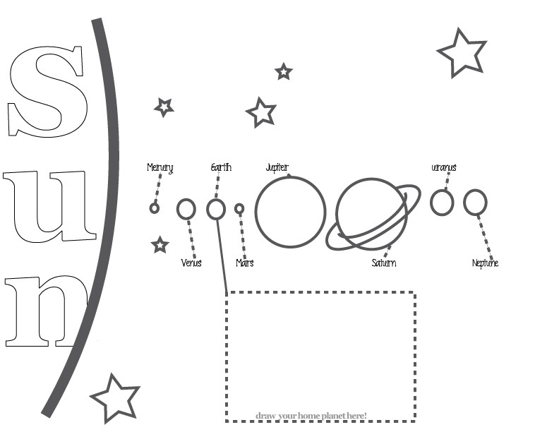 Solar System Color Pages