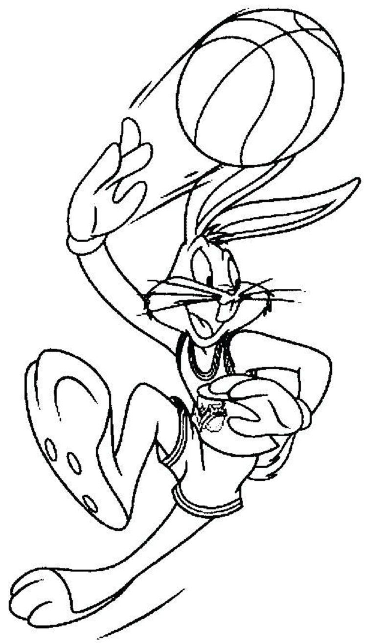 Space Jam Bugs Coloring Pages