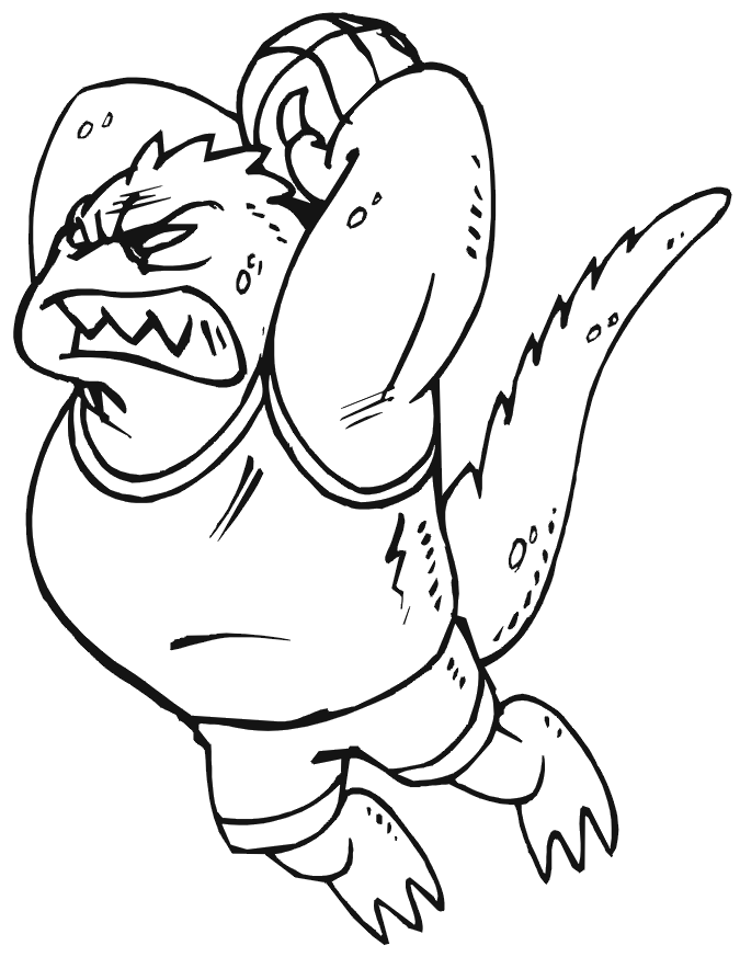 Space Jam Swackhammer Coloring Pages