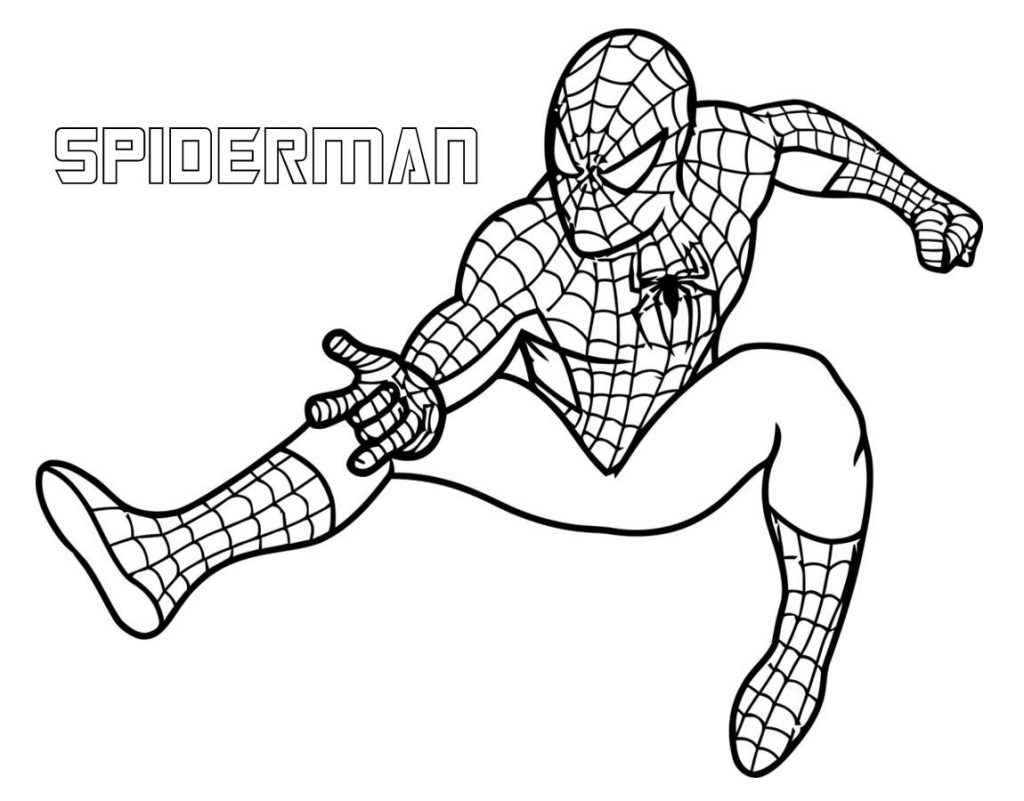Spiderman Superhero Coloring Pages