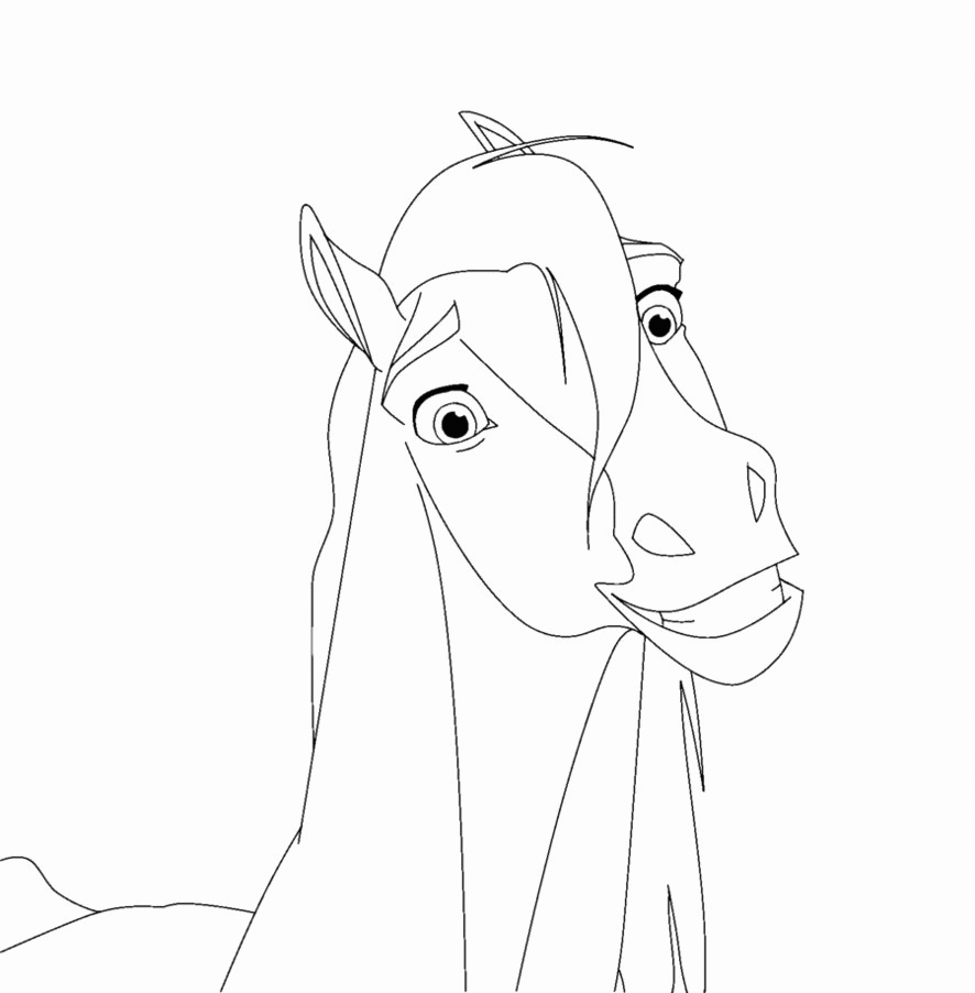 Spirit Riding Free Printable Coloring Page