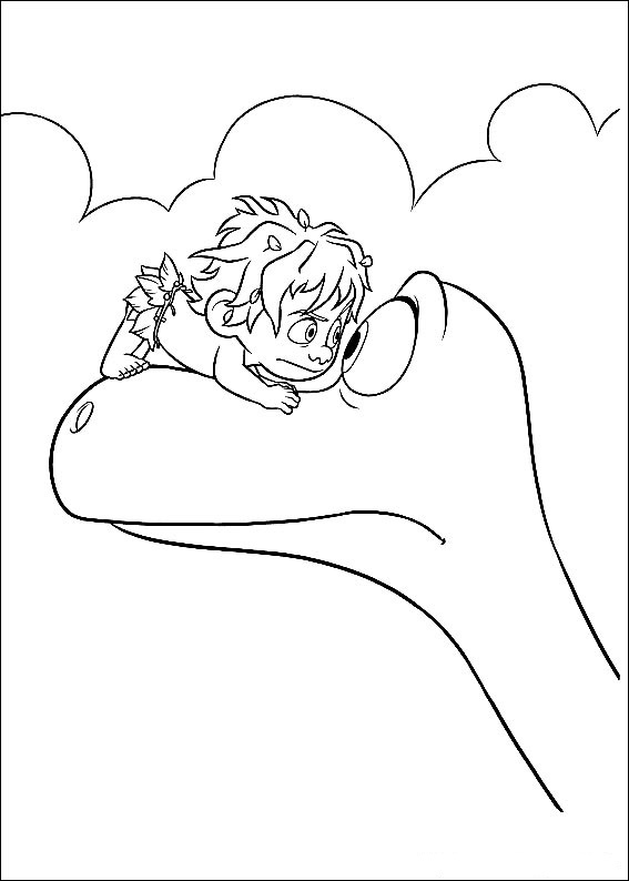 Spot And Arlo Good Dinosaur Coloring Page