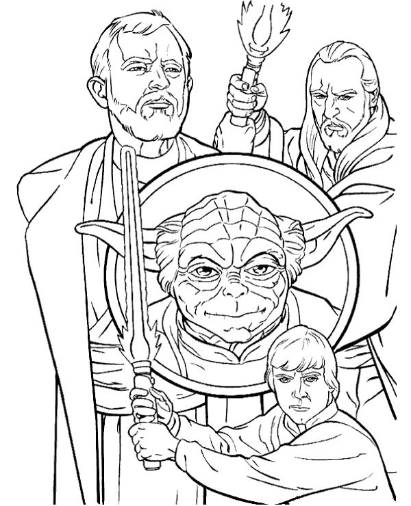 Star Wars Character Coloring Pages
