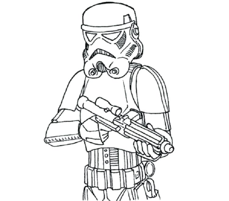 Star Wars Stormtrooper Coloring Pages