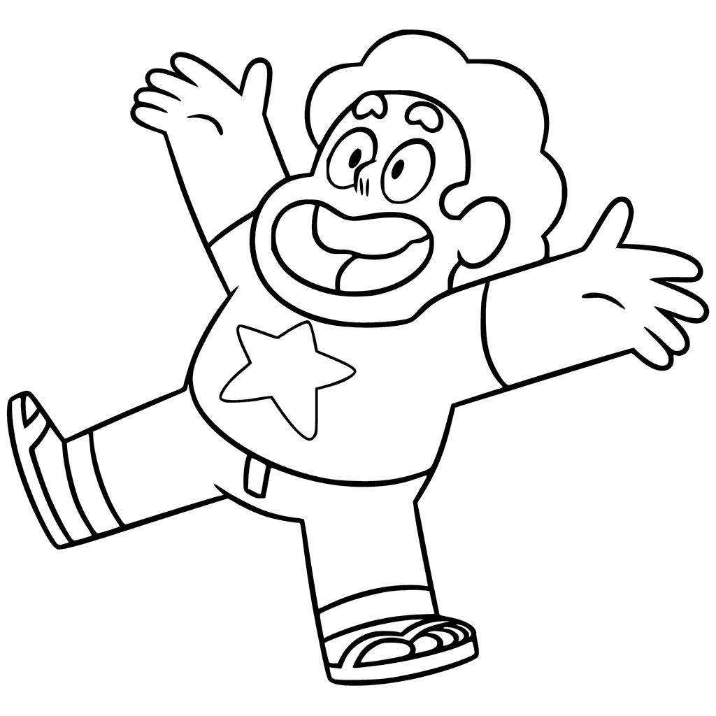 Steven Printable Steven Universe Coloring Pages