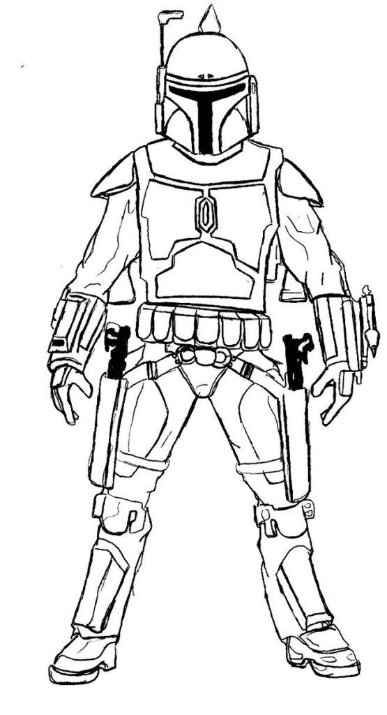 Stormtrooper Coloring Page Printable