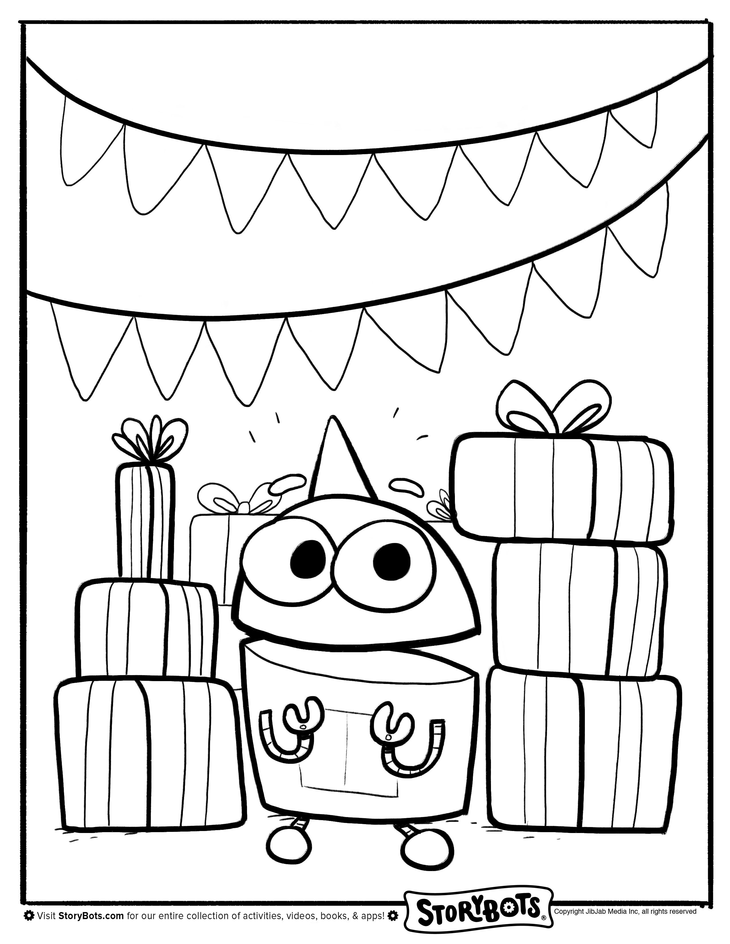 Storybots Coloring Pages