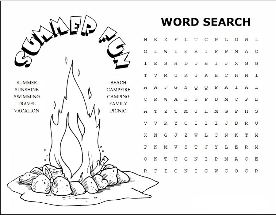 Summer Wordsearch