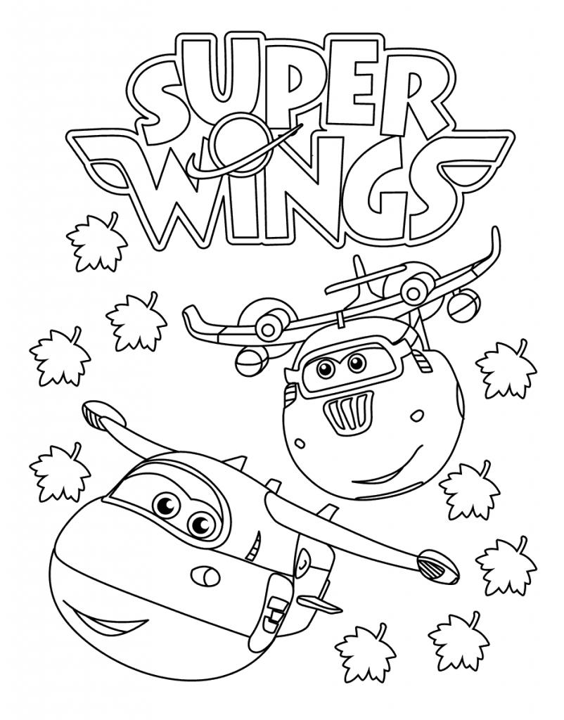 Super Wings Coloring Pages