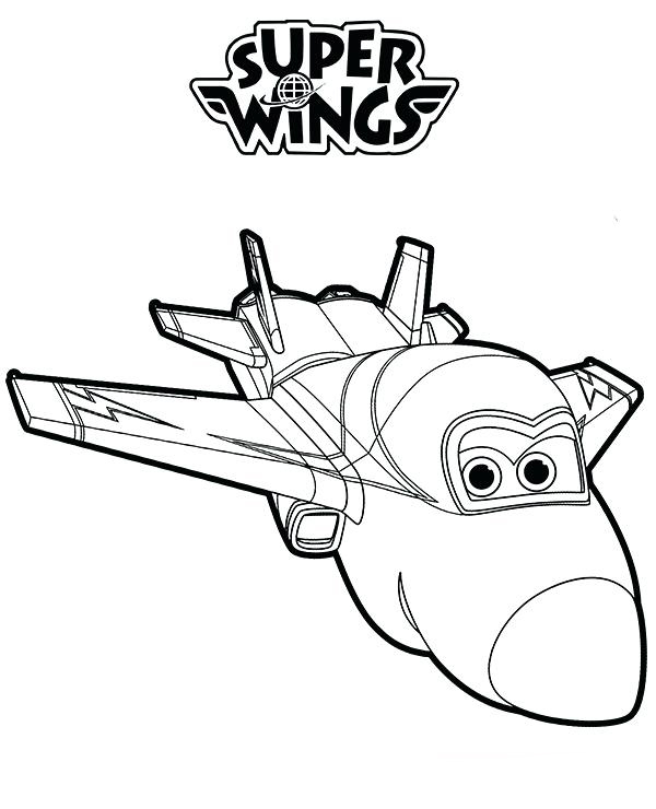 Super Wings Printable Coloring Pages