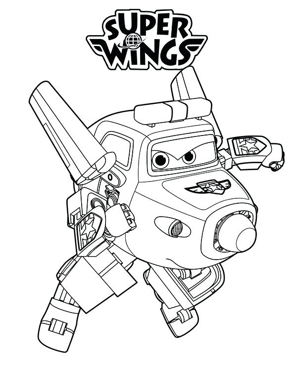 Super Wings Show Coloring Pages