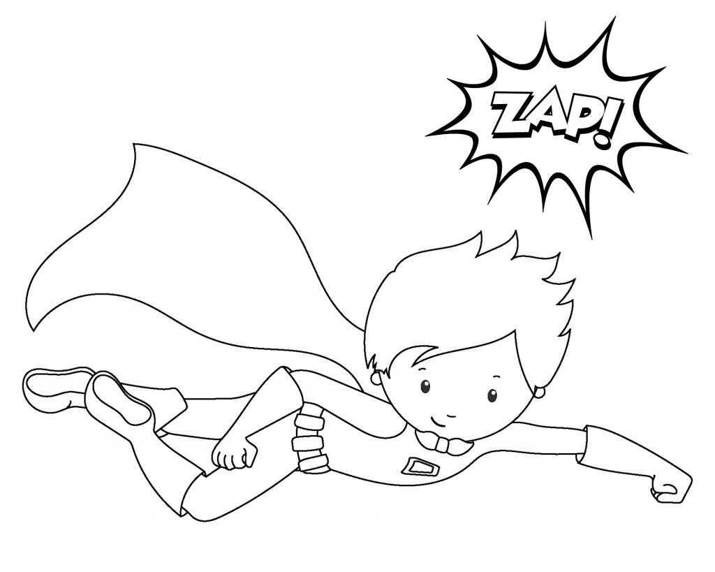 Superhero Coloring Pages for Kids