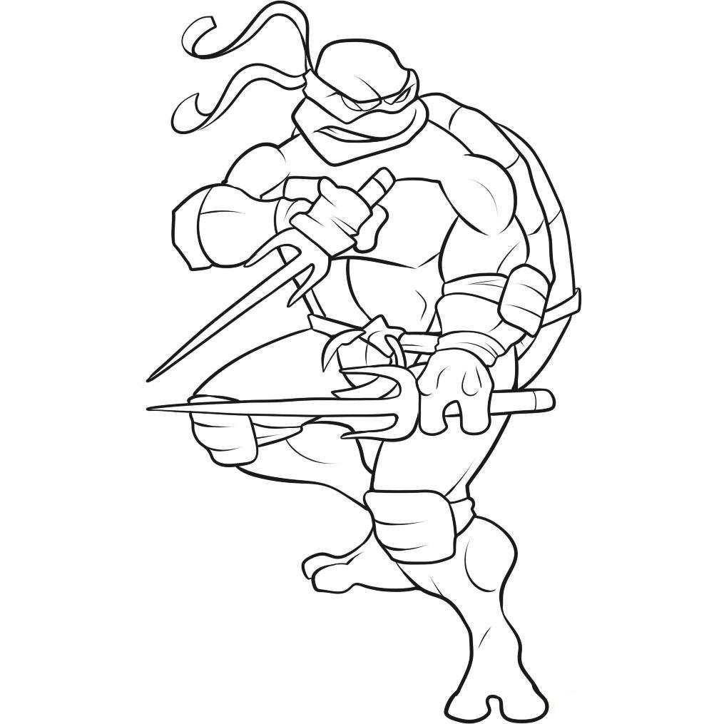 Superhero Coloring Pages - TMNT