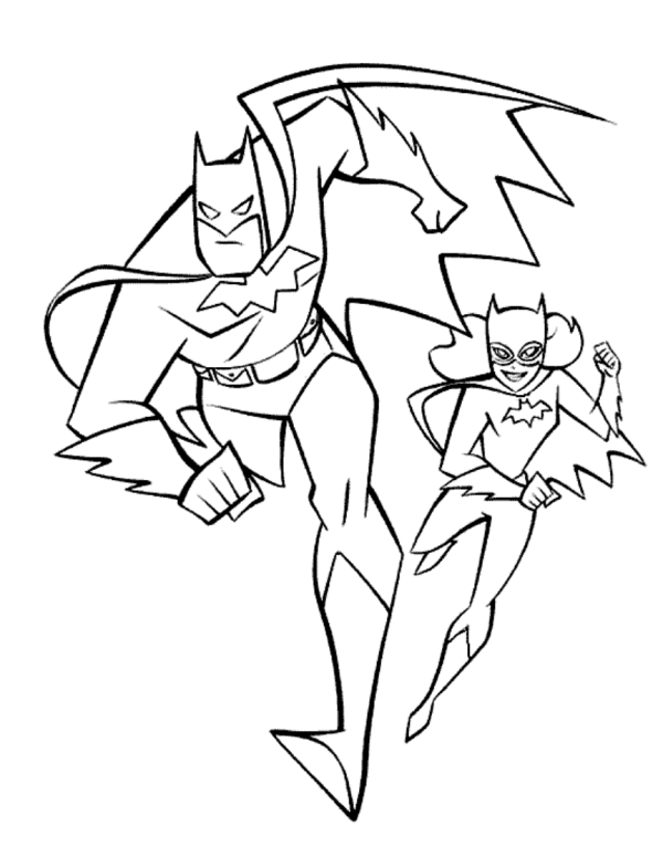 Superhero Coloring Pages