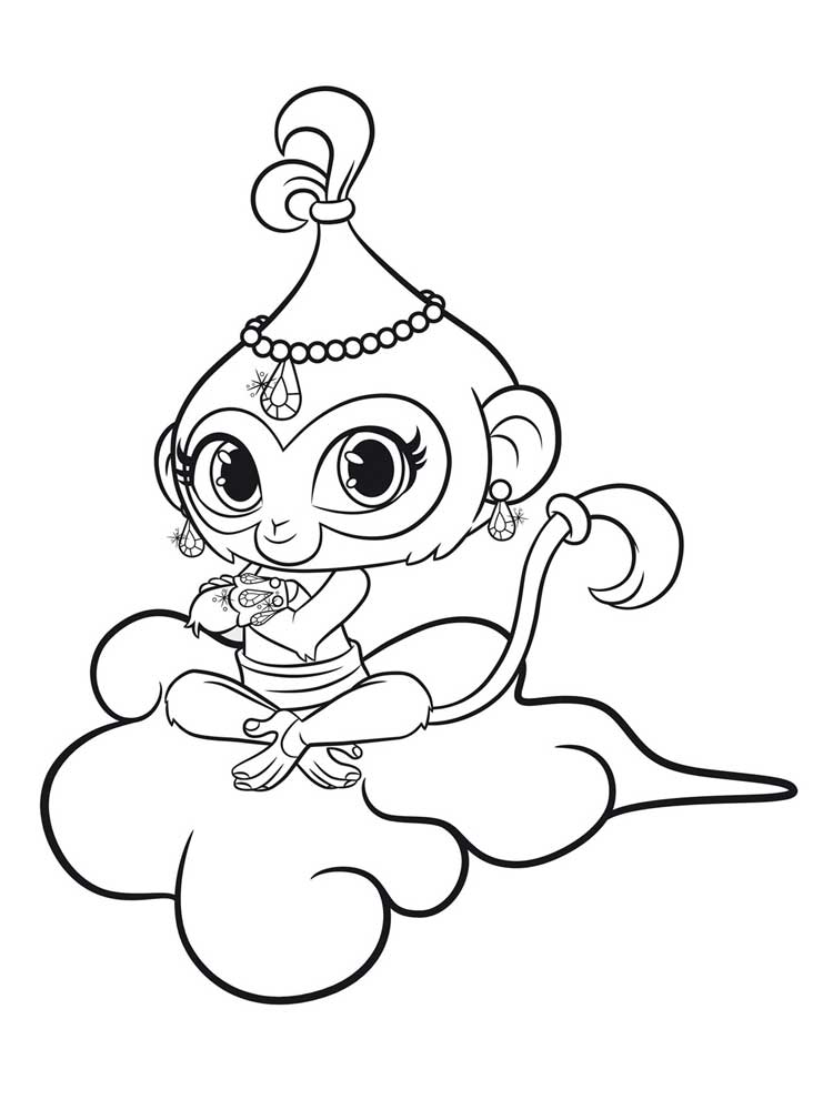 Tala - Shimmer and Shine Coloring Pages