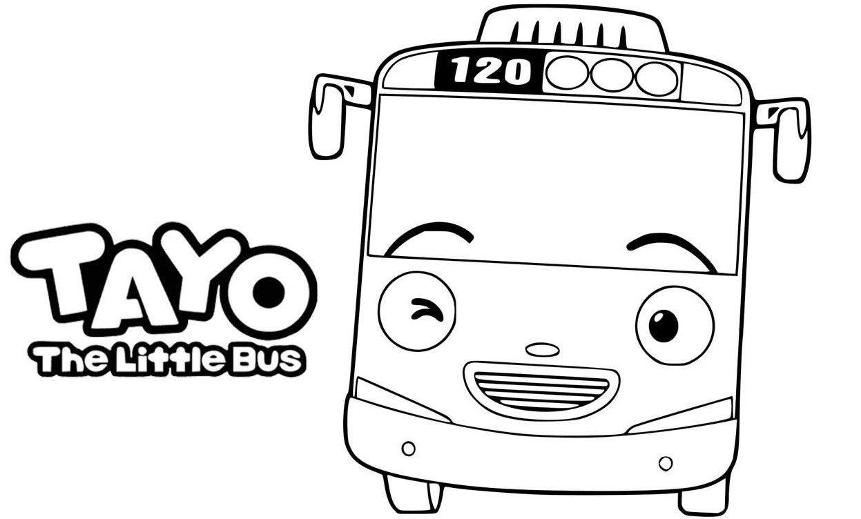 Tayo The Little Bus Coloring Pages