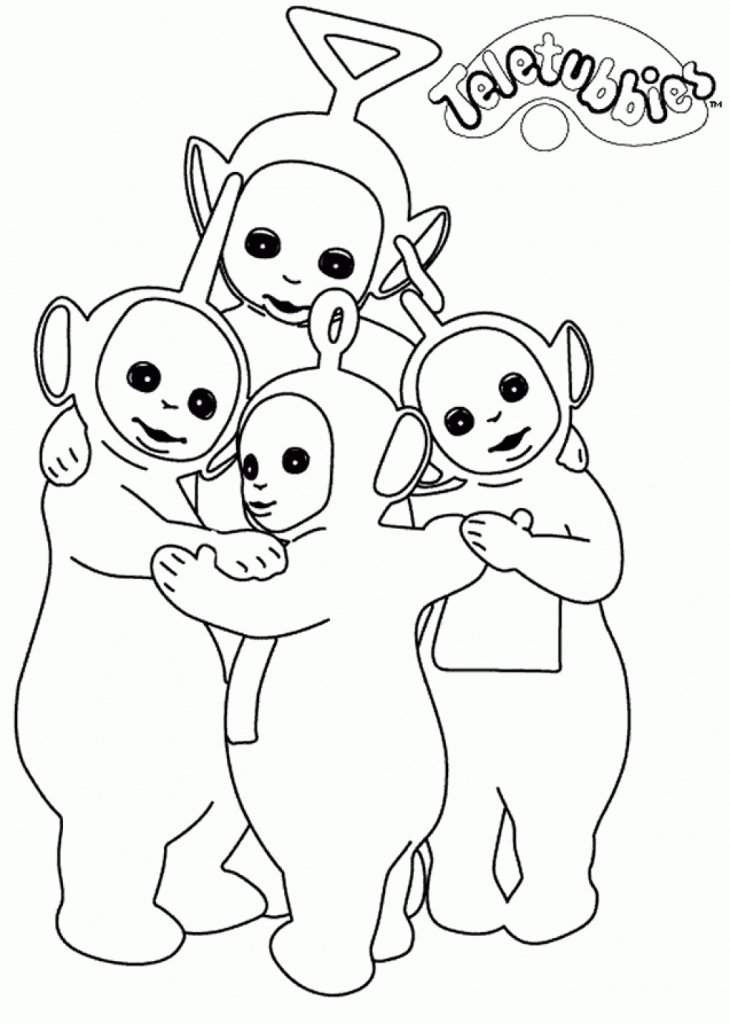 Teletubbies Coloring Page