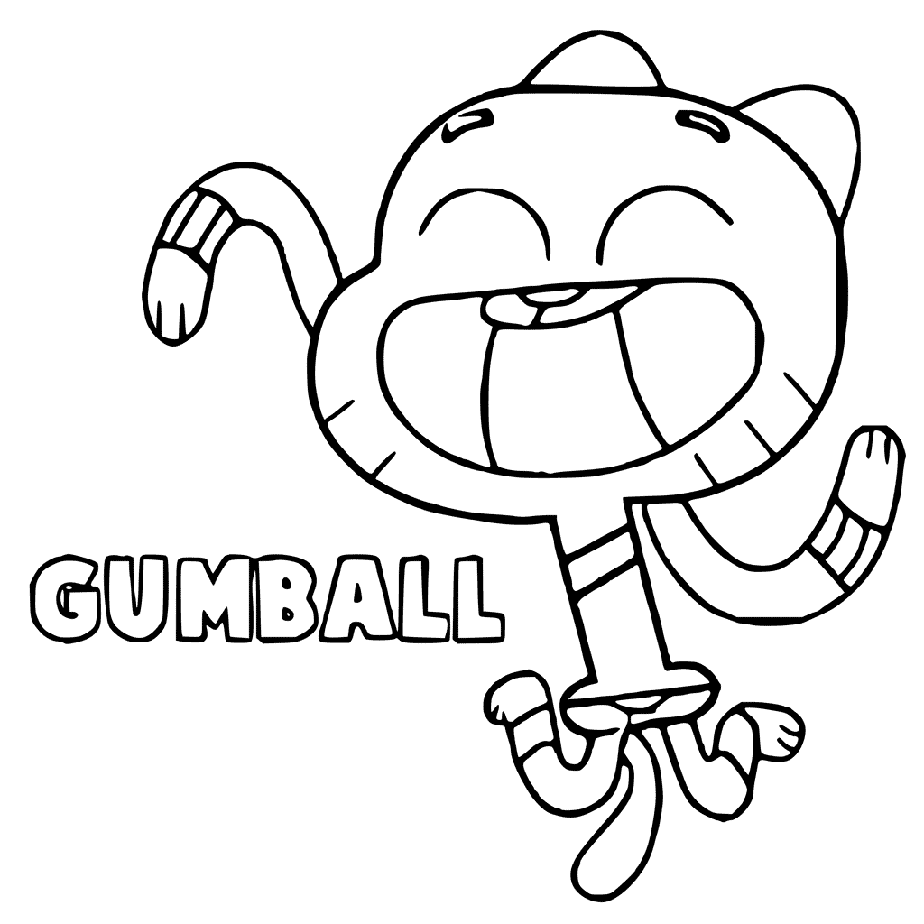 The Amazing World Of Gumball Coloring Pages