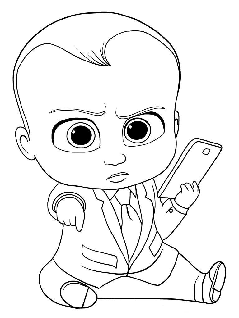 The Boss Baby Coloring Pages