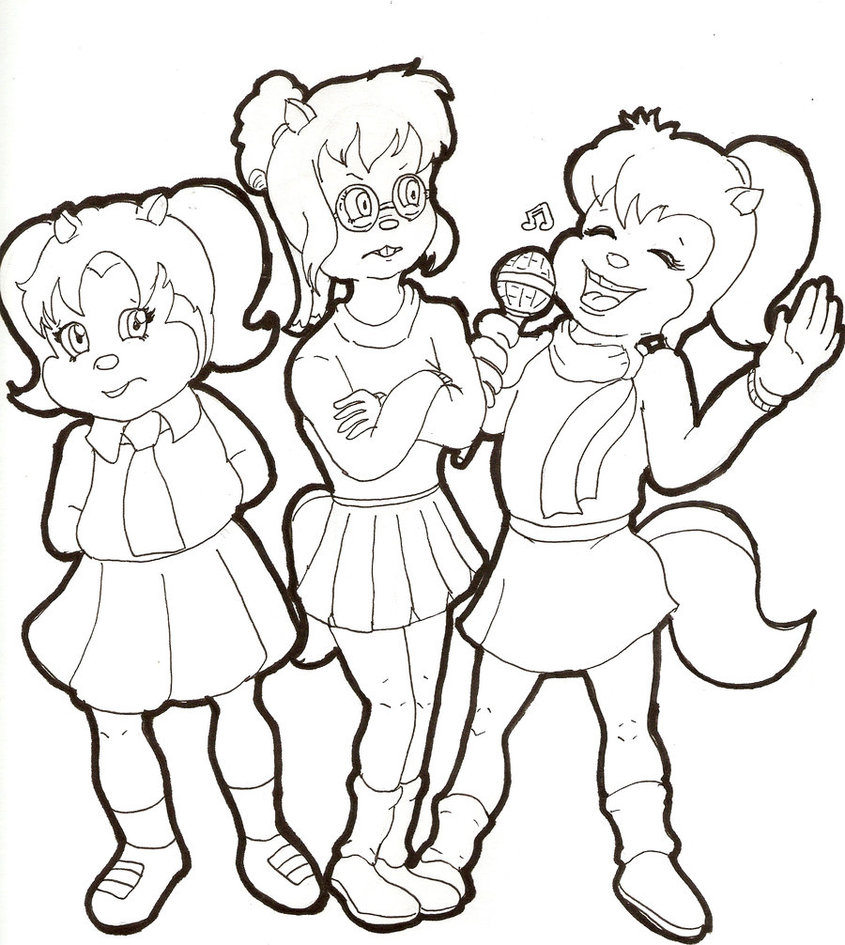 The Chipettes Coloring Pages