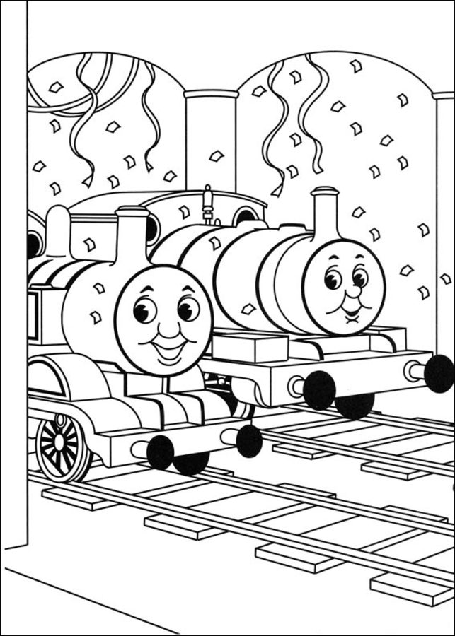 Thomas And Friends Coloring Page