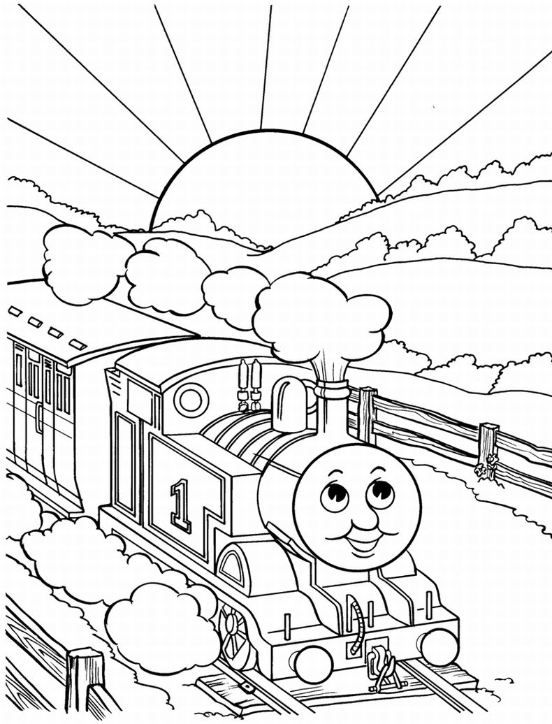 Thomas Coloring Pages