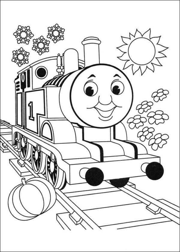 Thomas Engine Coloring Pages