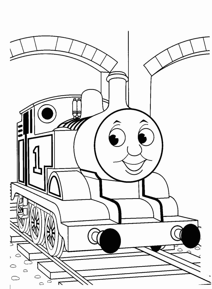 Thomas The Tank Engine Coloring Page
