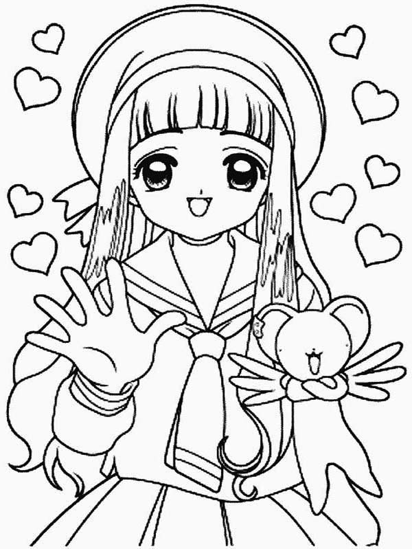 Tomoyo Coloring Page