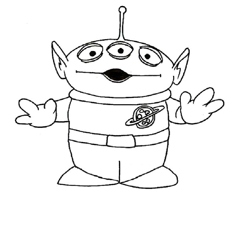 Toy Story Alien Coloring Pages