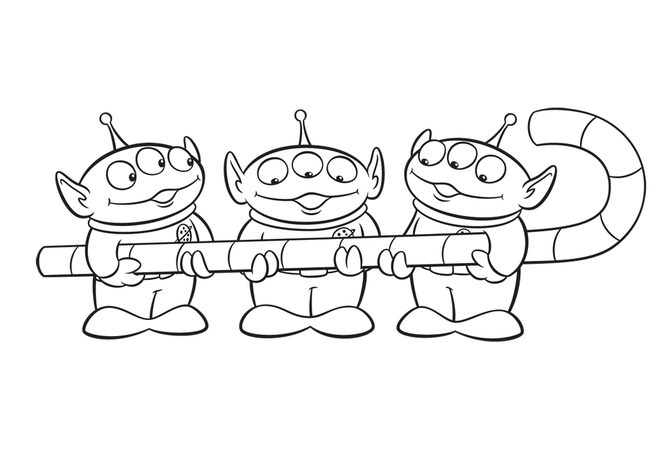 Toy Story Aliens Coloring Pages