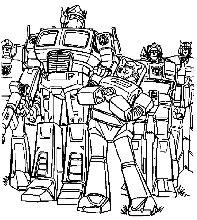 Tranformers Coloring Page Megatron